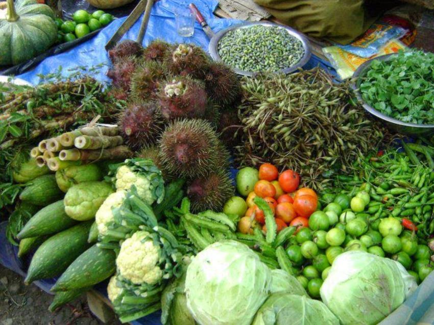 Exploring Manipur's Local Vegetables and Khwairamband Ema Keithel: A Culinary Adventure